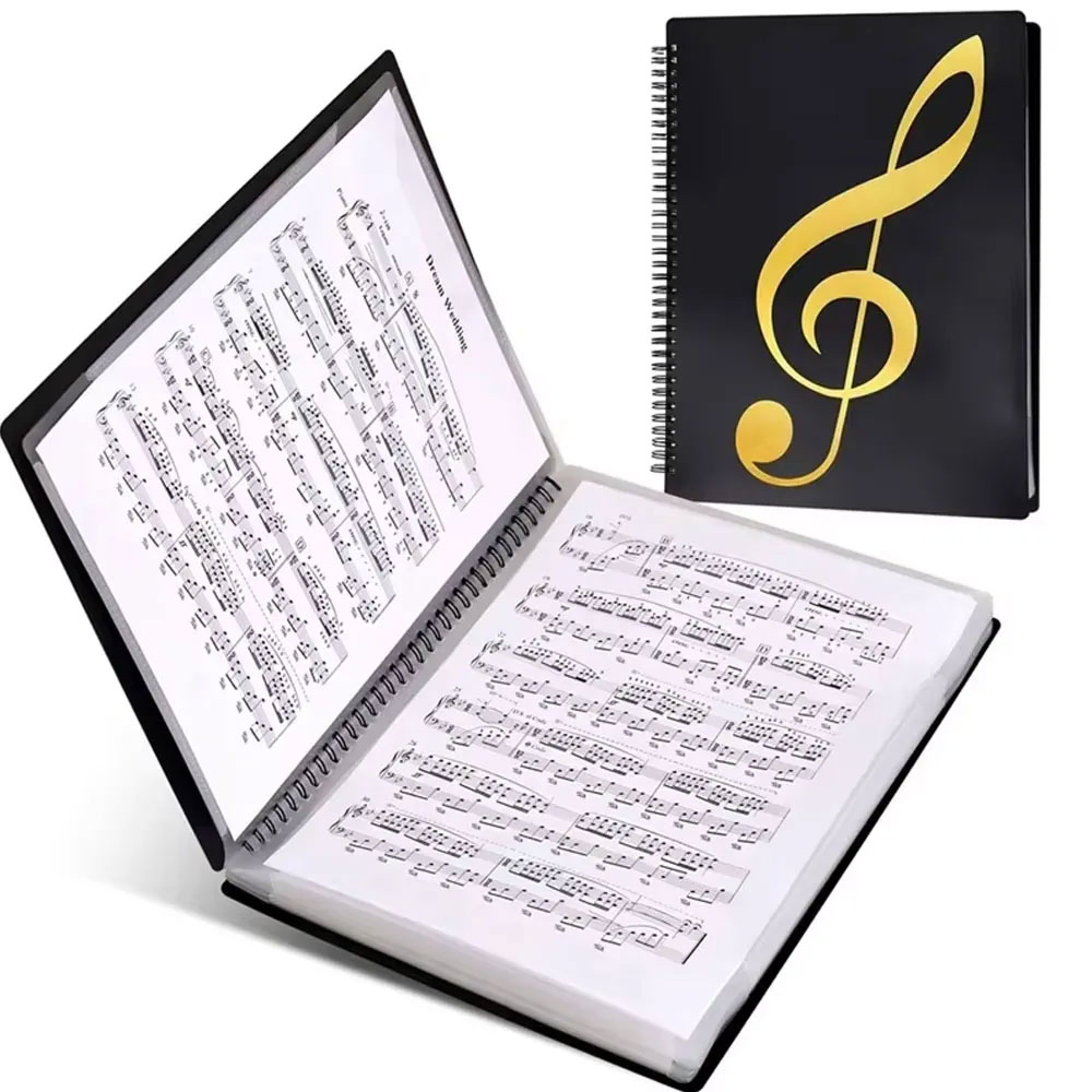 Blank Sheet Music Notebook - Dossier de partition de musique de