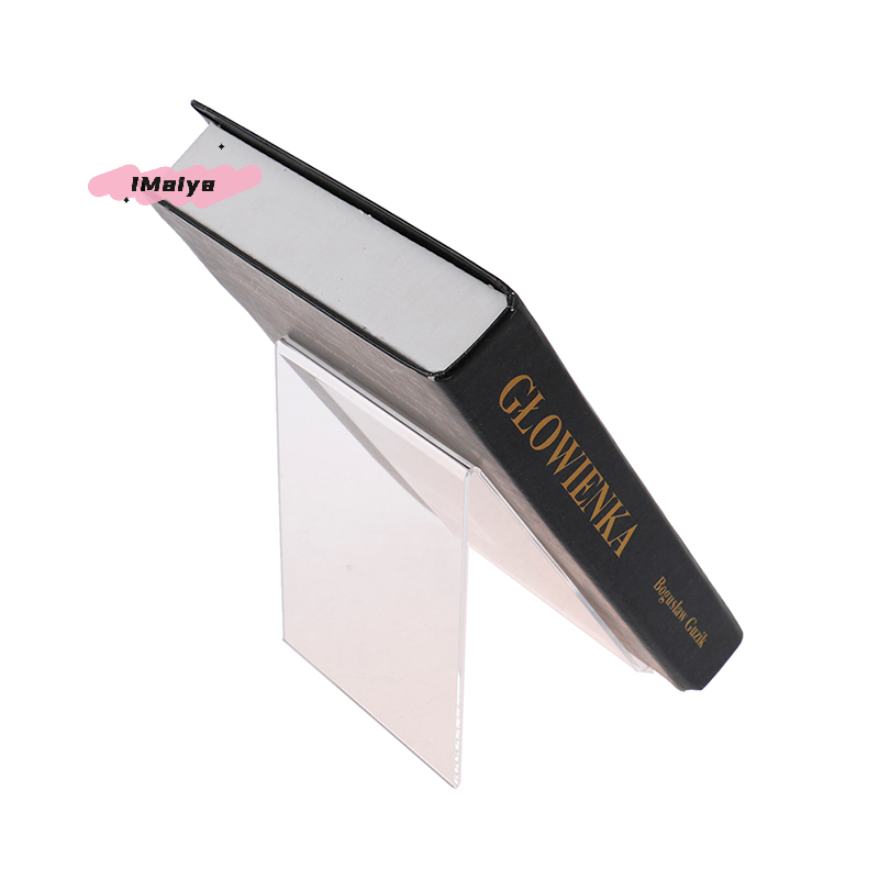 Clear Acrylic Book Stand Holder - Support de présentation en acrylique transparent