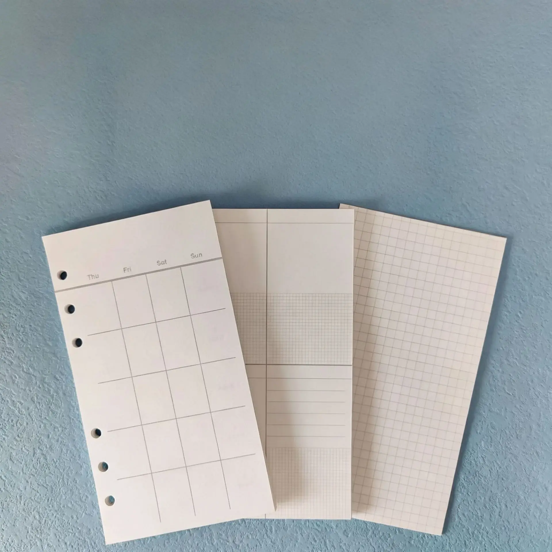A5 Spiral Dotted Grid Notebook - Recharge de carnet à spirale A5