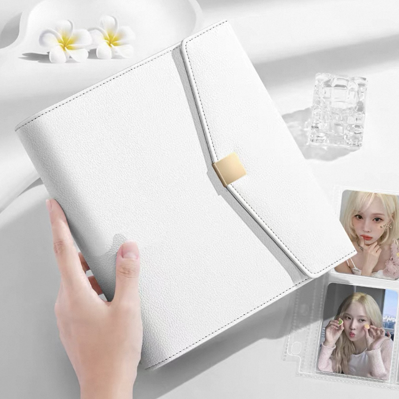 Kpop Photo Card Binder 3 Inch - Carnet de notes A5 platine de