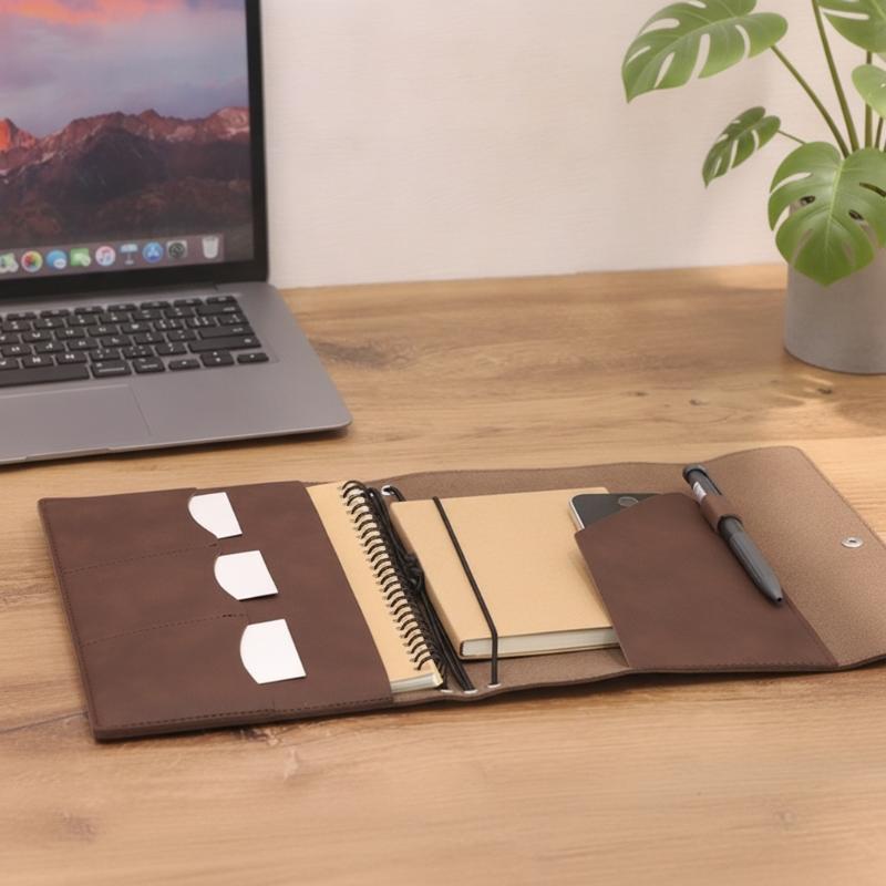Vintage Leather Journal Notebook - Couverture de journal en cuir vintage