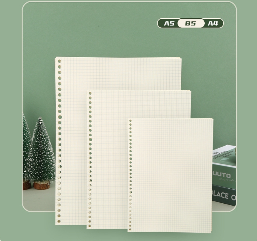 A5 Spiral Dotted Grid Notebook - Grille de ligne A5 B5, 20