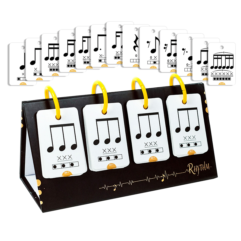 Blank Sheet Music Notebook - 72 cartes flash d'éveil musical, cartes