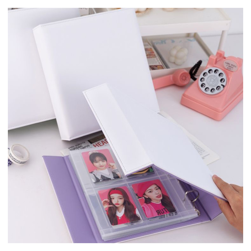 Kpop Photo Card Binder 3 Inch - Classeur A5 pour cartes Photo magnétiques