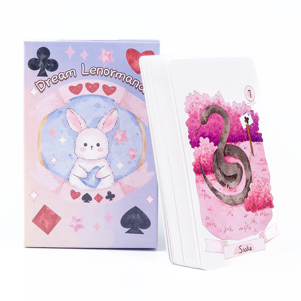 Tarot Deck With Guidebook - Rana psychique rêve Lenormand Tarot Deck