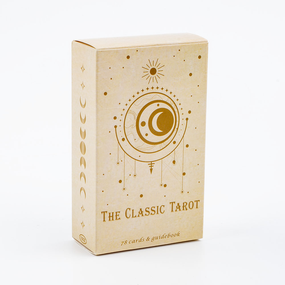 Tarot Deck With Guidebook - Jeu de tarot classique pour débutants,