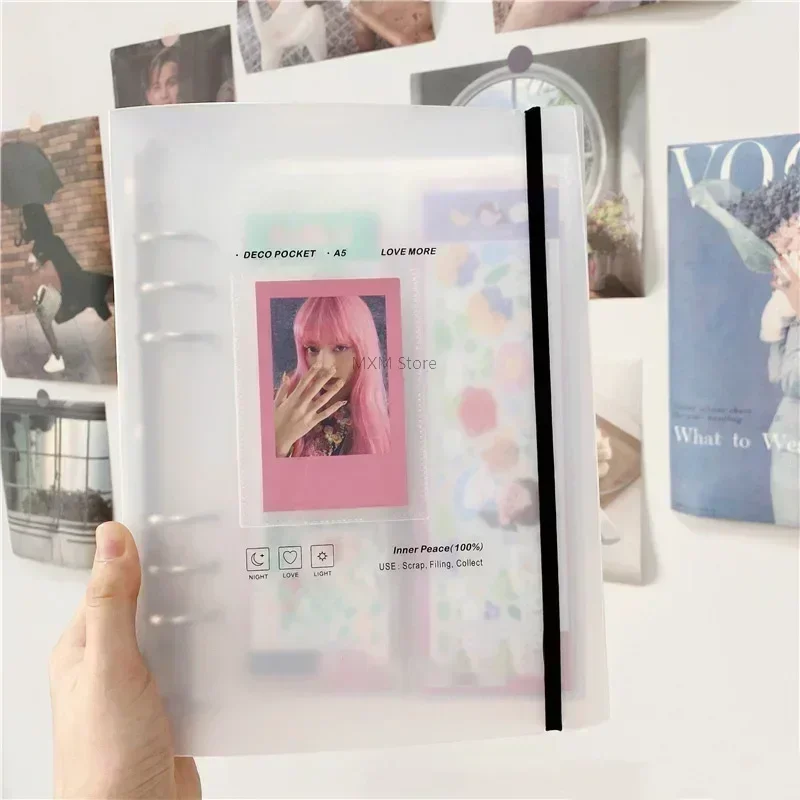 Kpop Photo Card Binder 3 Inch - Classeur A5, porte-cartes Photo Kpop, Album