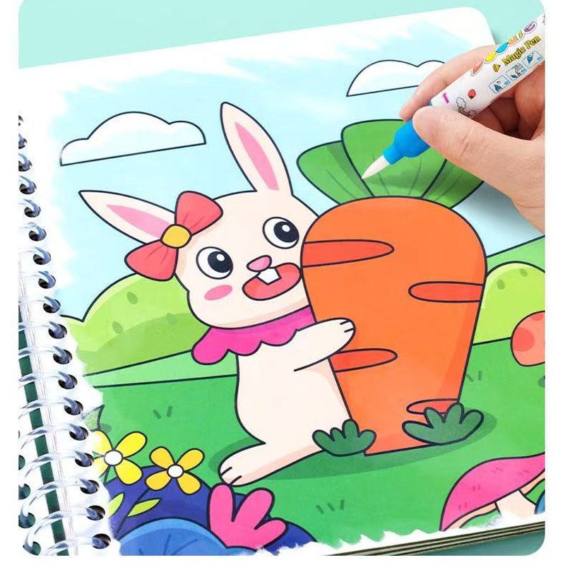 Livre de dessin à l'eau magiqu - Reusable Water Magic Coloring Book avis et prix