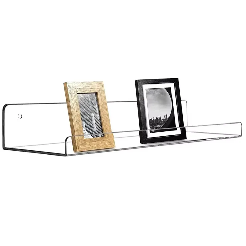 Lot de 2 étagères murales flot - Clear Acrylic Book Stand Holder avis et prix