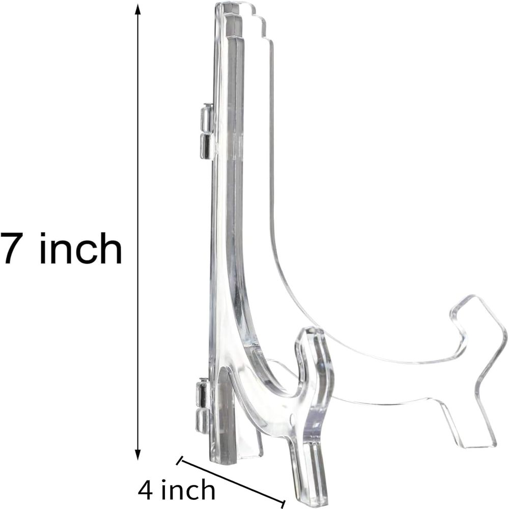 Lot de 6 supports d'affichage  - Clear Acrylic Book Stand Holder avis et prix