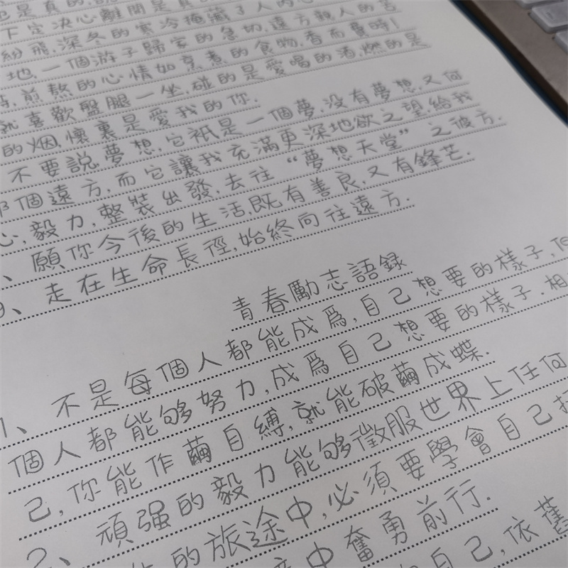 Cahier Rick chinois traditionn - Chinese Calligraphy Practice Book avis et prix