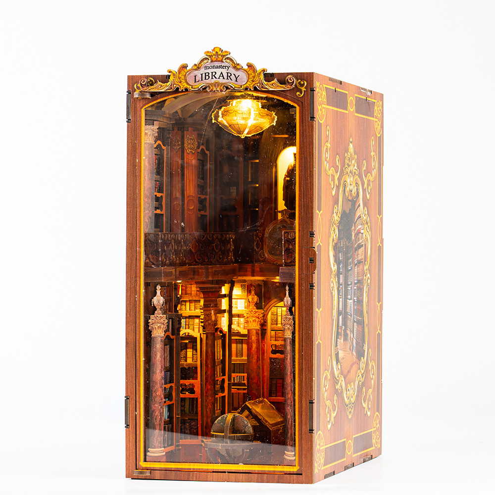 Analyste de modèles miniatures - Diy Wooden Book Nook Kit Shelf Insert avis et prix