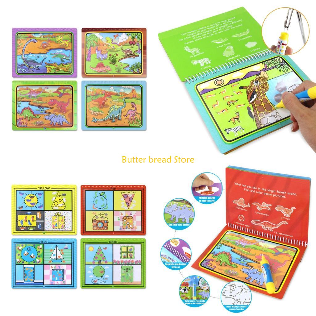 Livre dessin à l'eau magique r - Reusable Water Magic Coloring Book avis et prix
