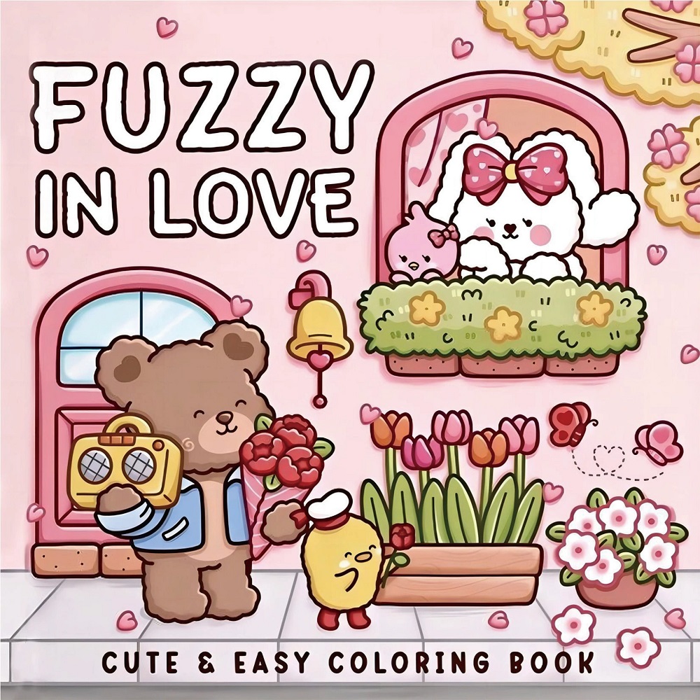 FUZZY IN LOVE Livre de coloria - Adult Coloring Book Stress Relief avis et prix