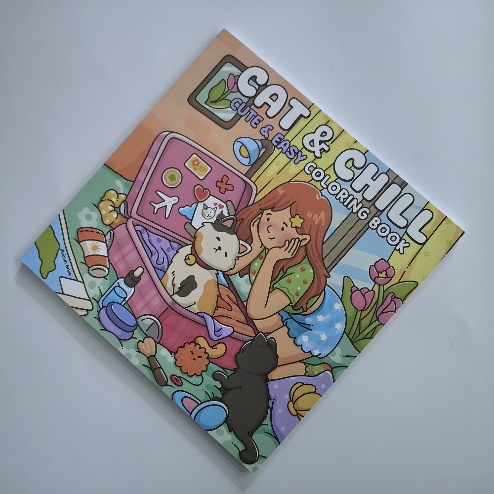 Livre de coloriage chat & fill - Adult Coloring Book Stress Relief avis et prix