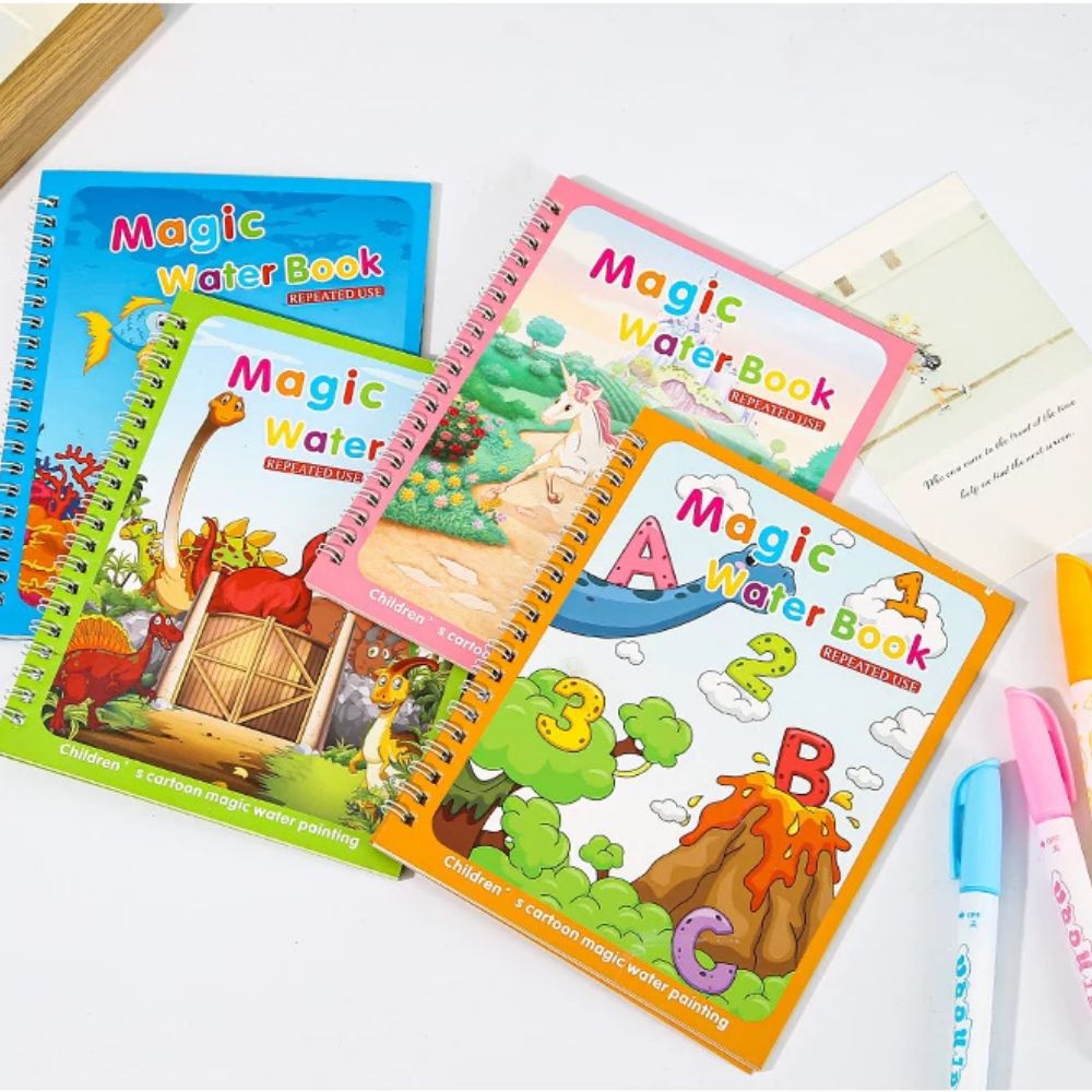 Livre magique de dessin à l'ea - Reusable Water Magic Coloring Book avis et prix