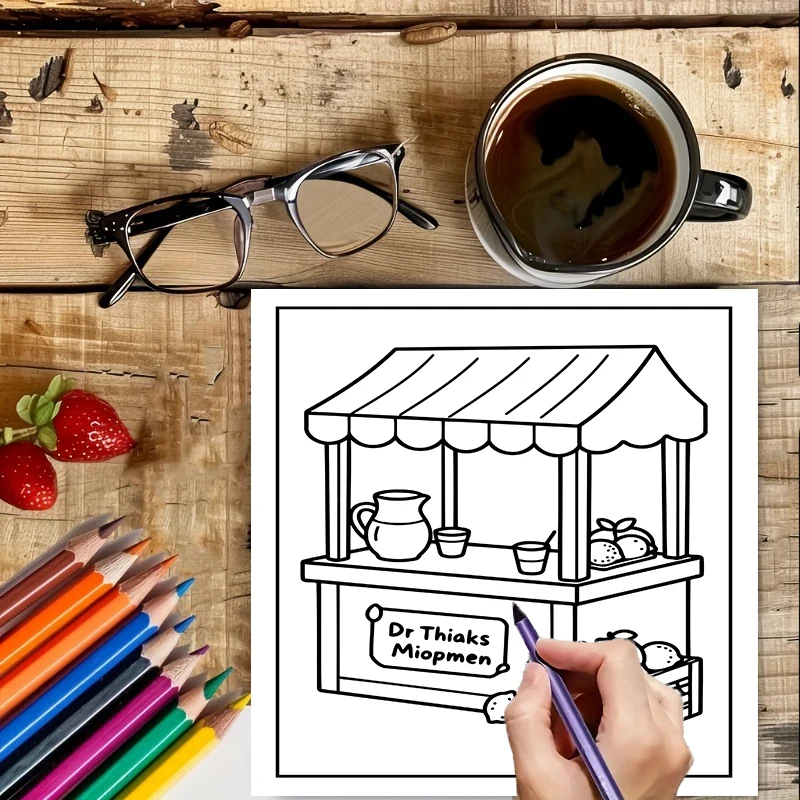 Livre de coloriage Little Spac - Adult Coloring Book Stress Relief avis et prix