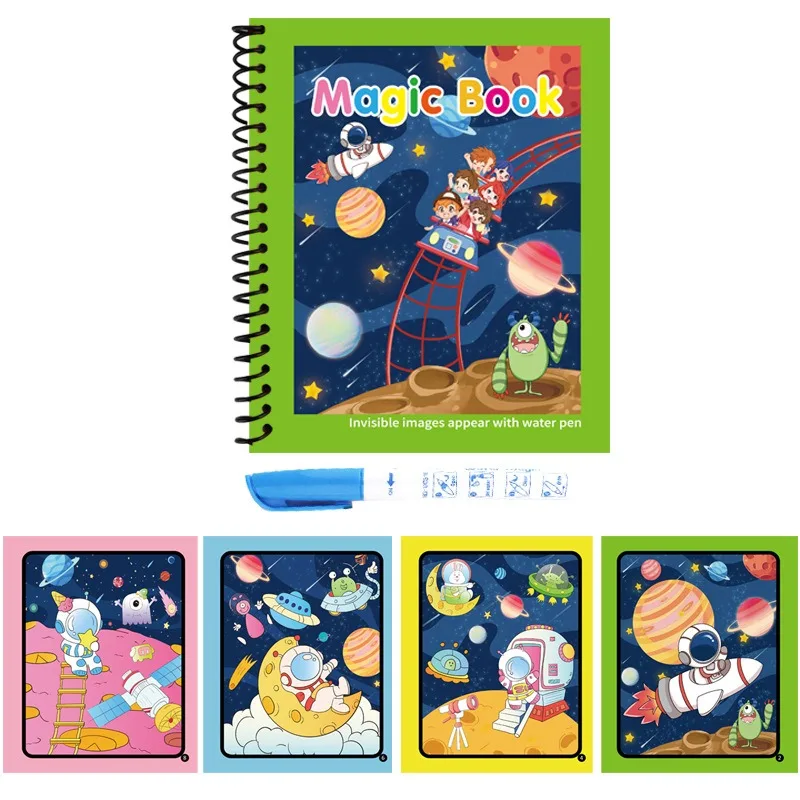 Livre d'eau magique réutilisab - Reusable Water Magic Coloring Book avis et prix