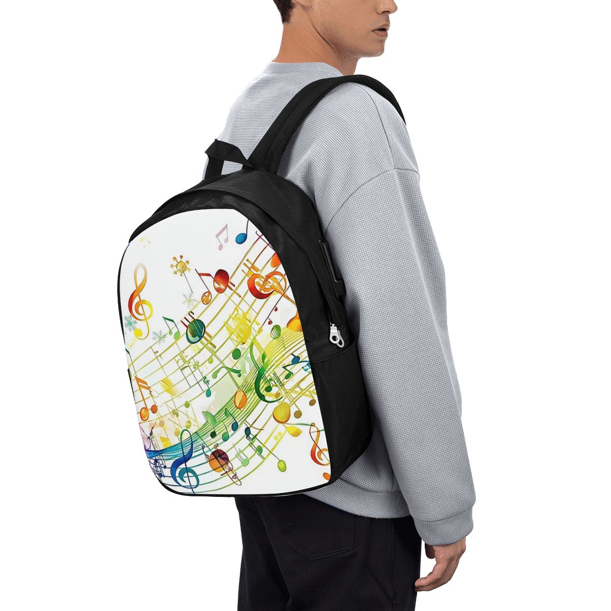 Sac à dos abstrait avec touche - Music avis et prix