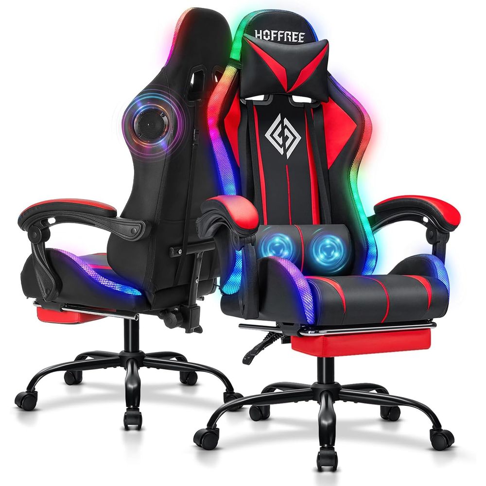Chaise de jeu RGB avec haut-pa - Music avis et prix