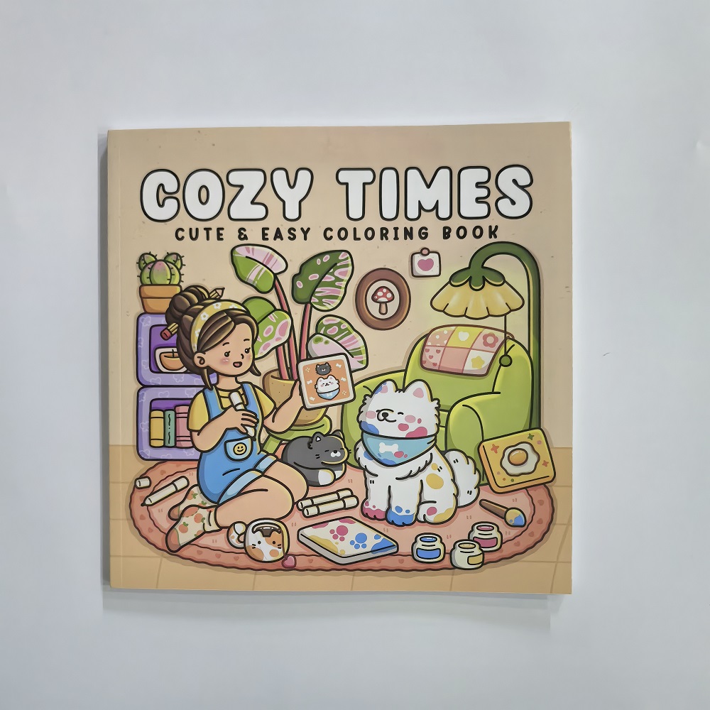 Livre de coloriage mignon et f - Adult Coloring Book Stress Relief avis et prix