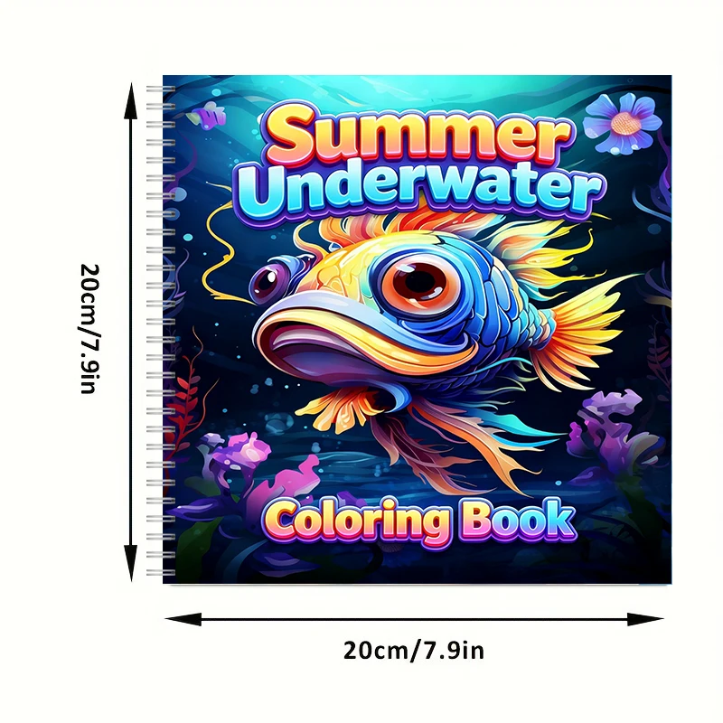 Livre de coloriage sous-marin  - Adult Coloring Book Stress Relief avis et prix
