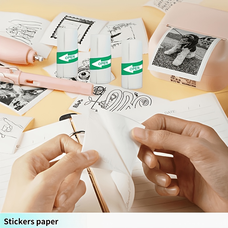 13 rouleaux de papier thermiqu - Mini Pocket Thermal Printer Paper Roll avis et prix