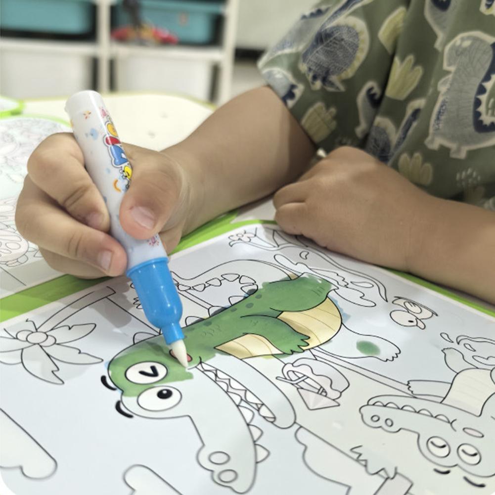 Livre de peinture à l'eau plia - Reusable Water Magic Coloring Book avis et prix