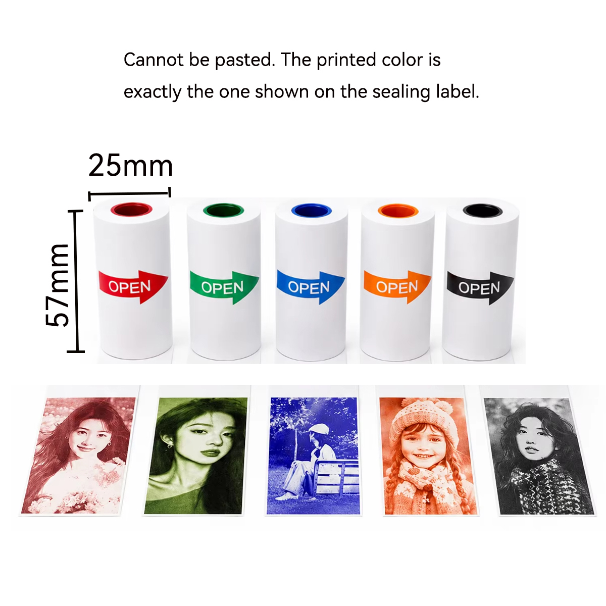 Rouleau de papier thermique bl - Mini Pocket Thermal Printer Paper Roll avis et prix