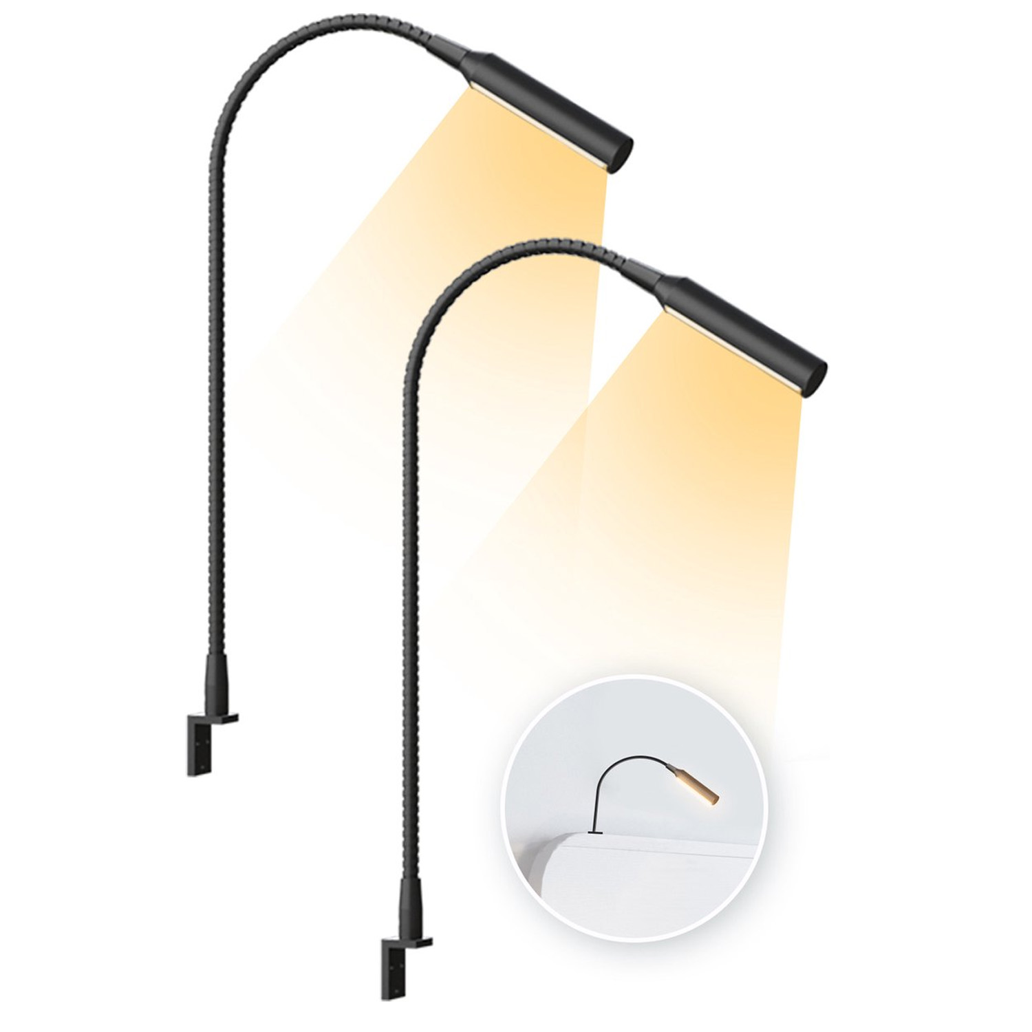 2 lampes de lecture à LED avec - Books avis et prix