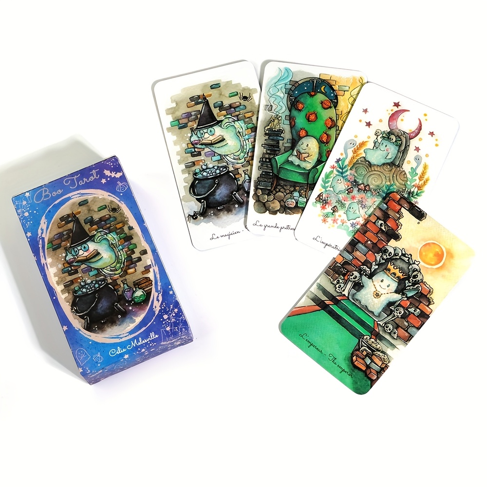 Boo Tarot Deck Ghosts Carte de - Tarot Deck With Guidebook avis et prix